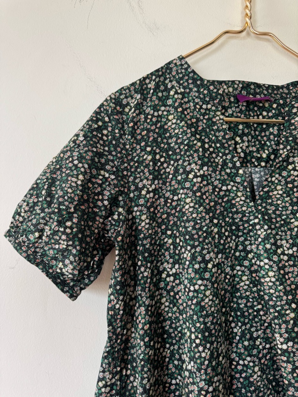 J. Crew Liberty of London Delilah Dress Marguerite Ditsy Daisy Floral Pockets M - Picture 10 of 12